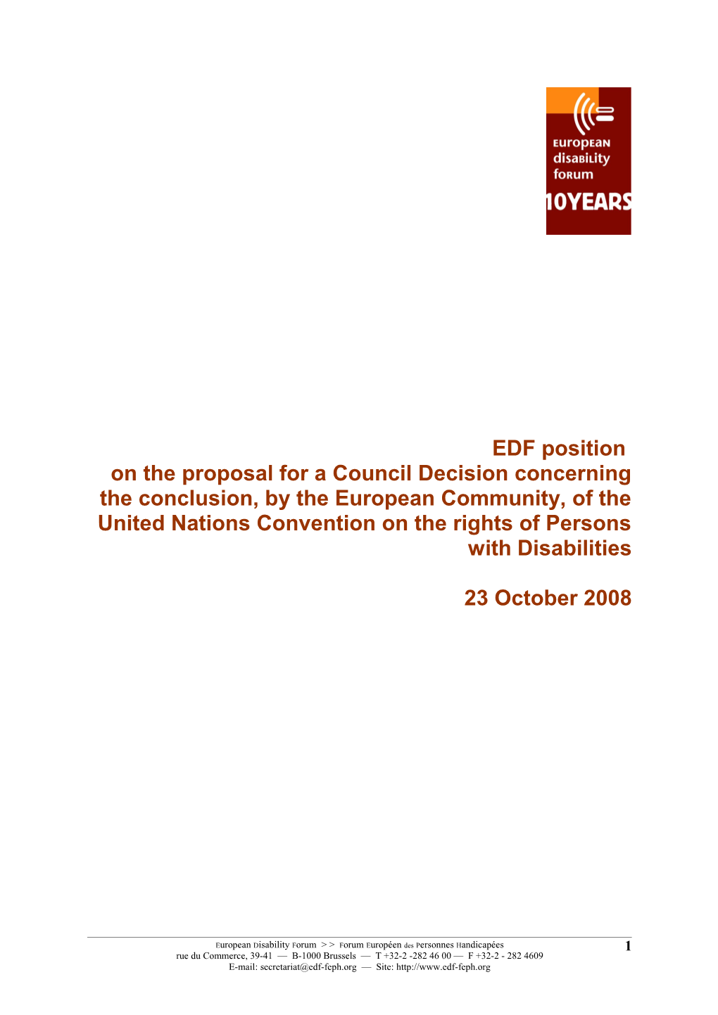 EDF Preliminary Comments to the Article 13 Draft Directive