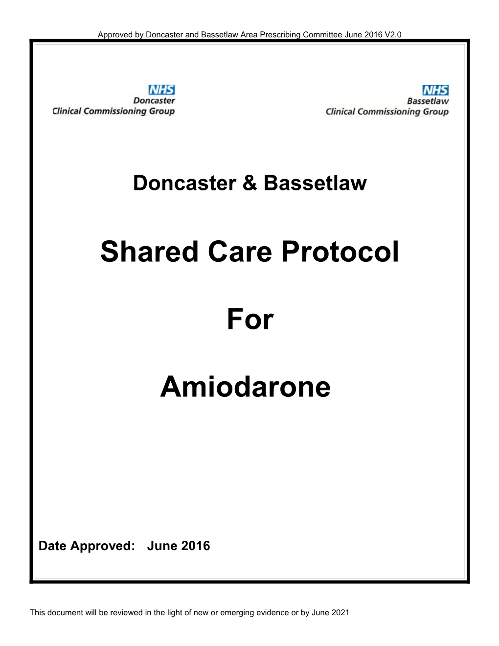 The Sheffield Area Prescribing Committee