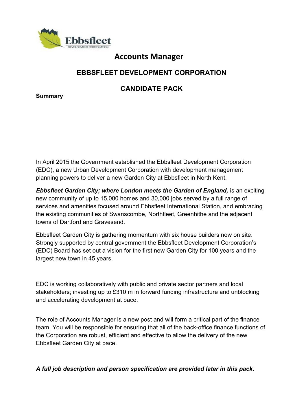 Ebbsfleet Development Corporation s2