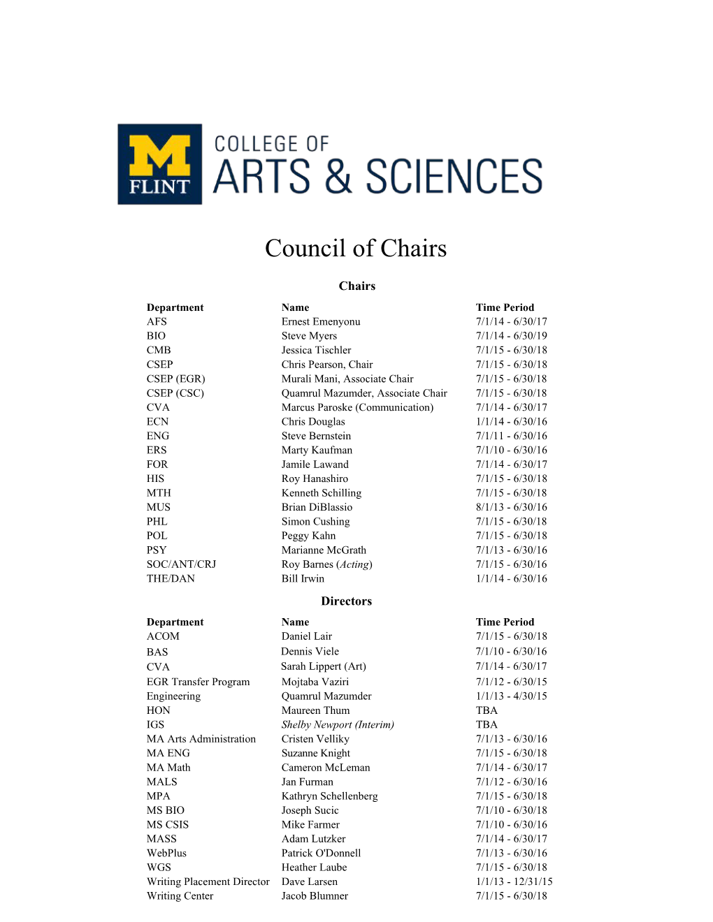 Council of Chairs s1