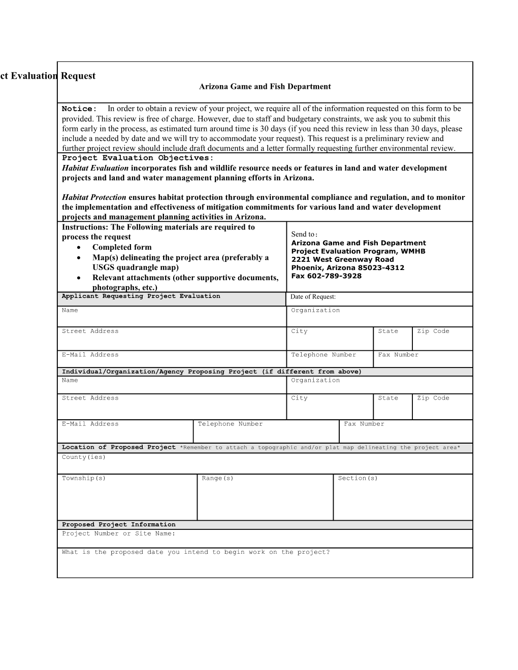 SPECIES OCCURRENCE Recordform 9070