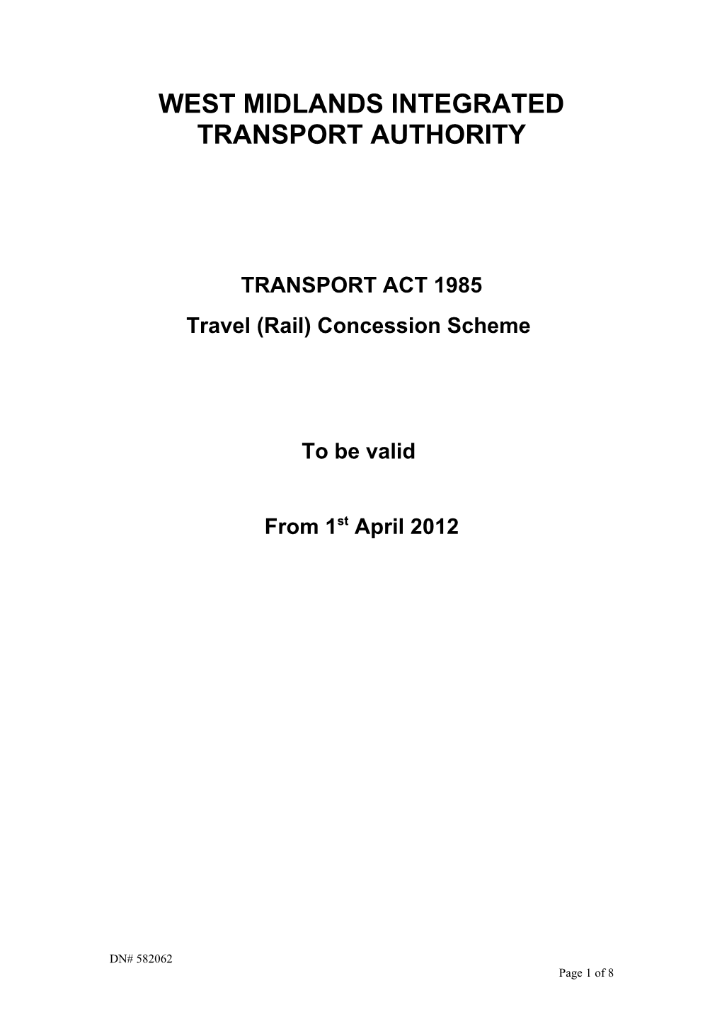 West Midlands Integrated Transport Authority