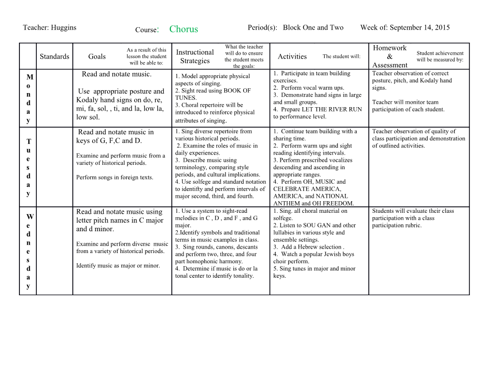 * All Plans Are Subject to Change. Student Progress Will Be Monitored and Adjustments Will