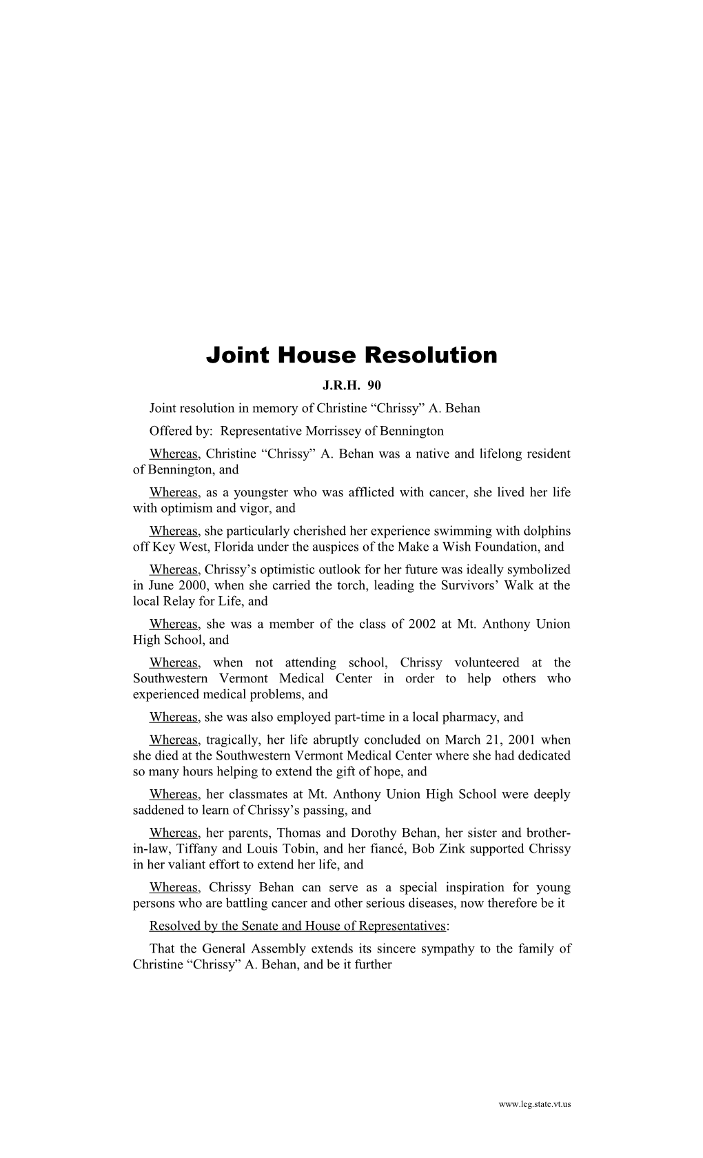 Joint House Resolution s2