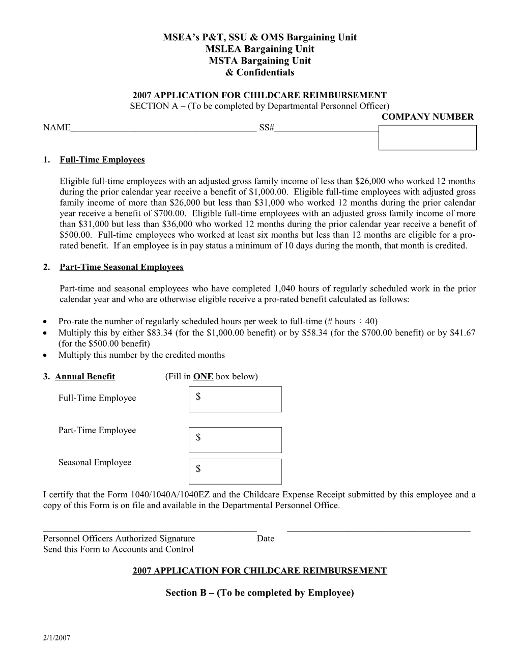 Application for Child Care Reimbursement s1