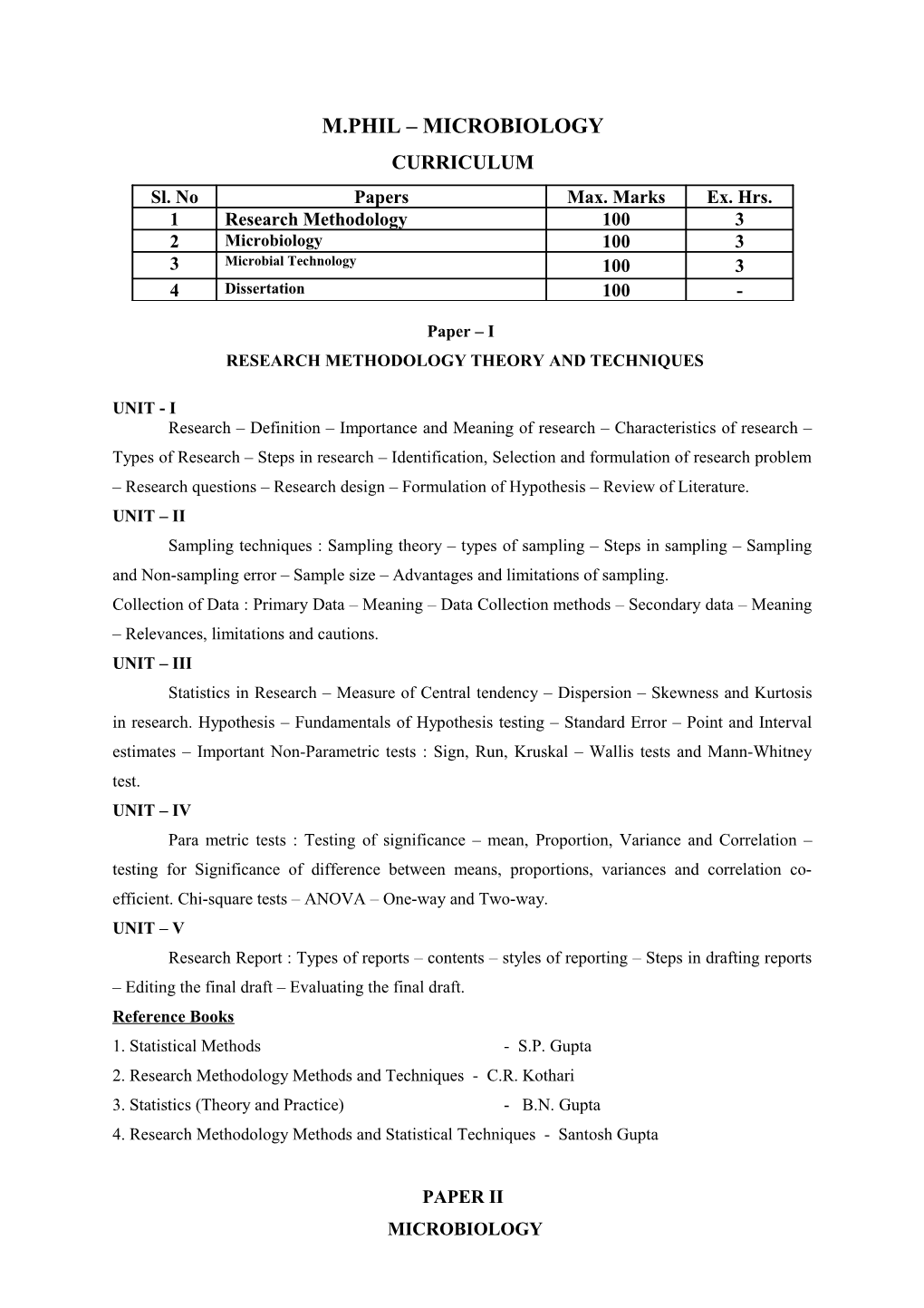 Research Methodology Theory and Techniques