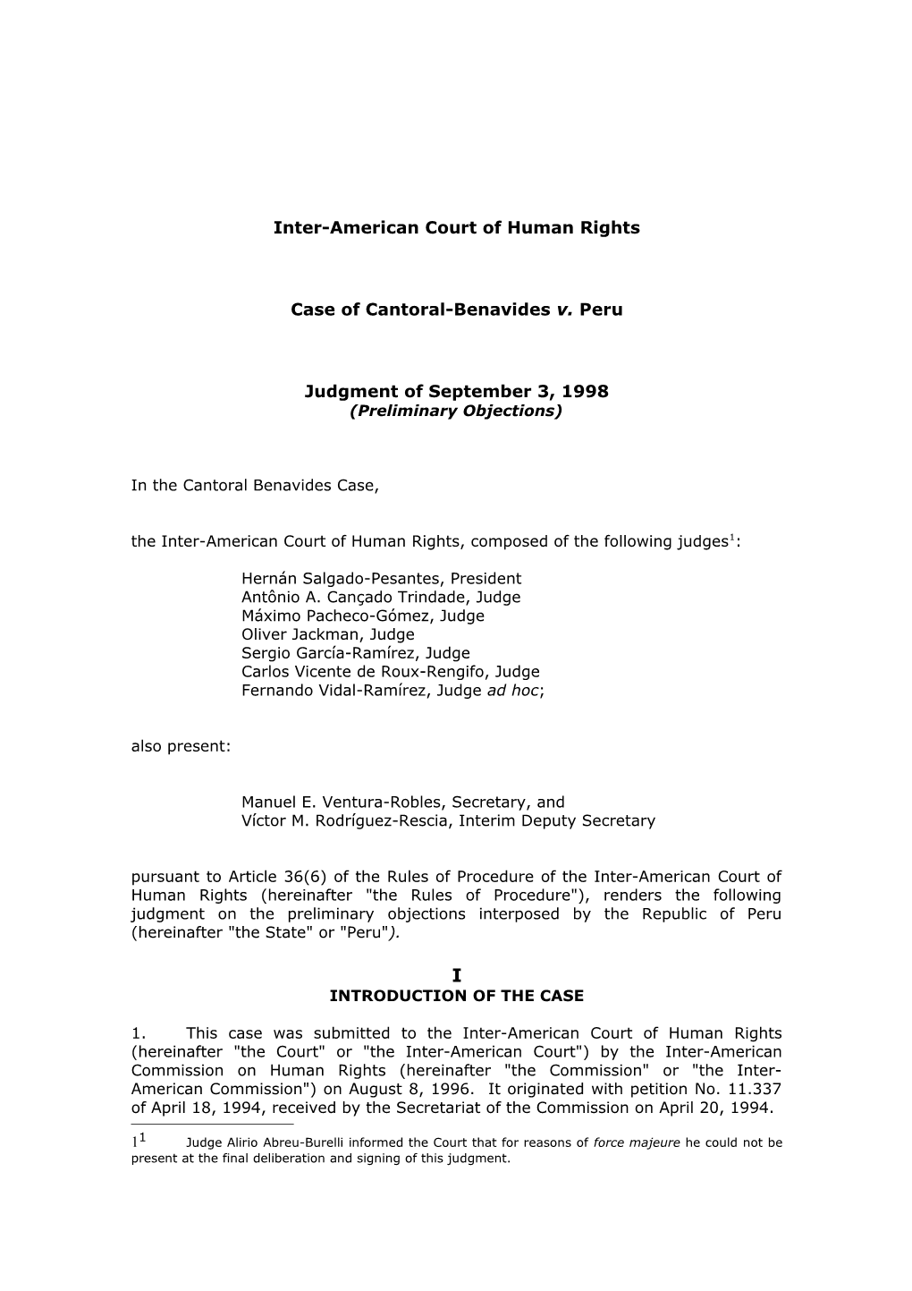 Inter-American Court of Human Rights s23