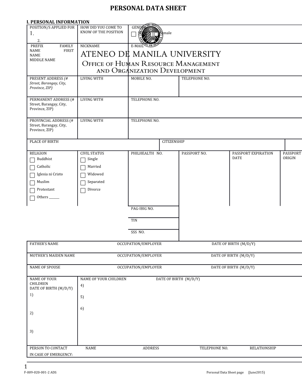 Ateneo De Manila University