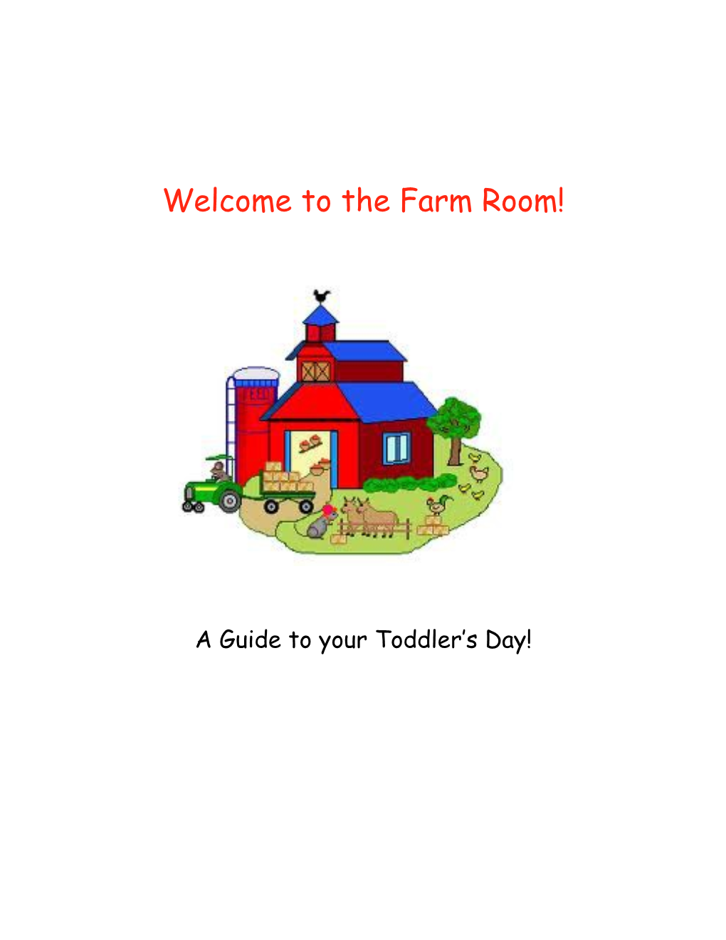 Welcome to the Farm Room!
