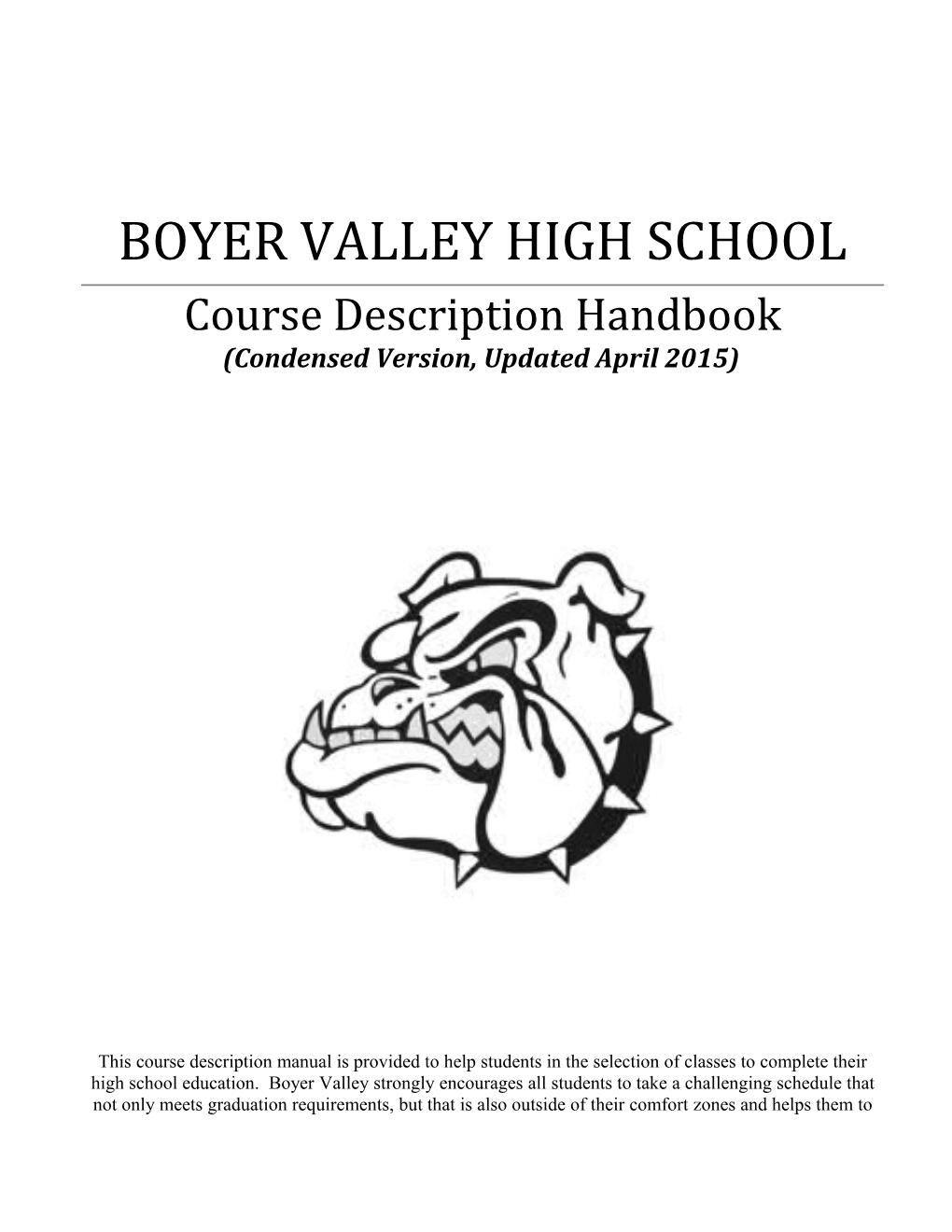 Boyer Valley High School