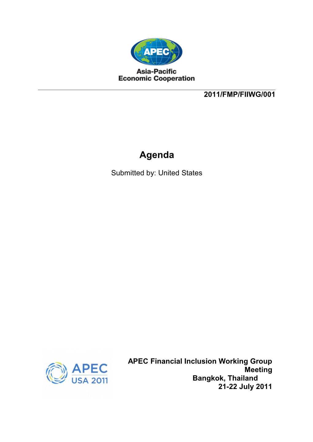APEC Financial Inclusion Working Group Meeting