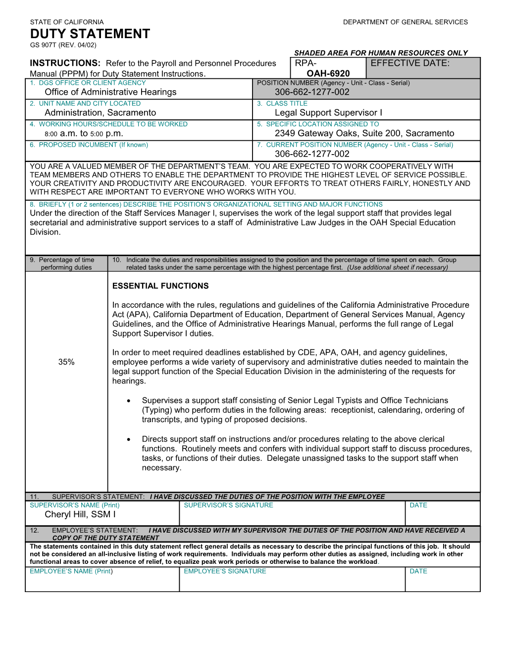 State of California Department of General Services s1