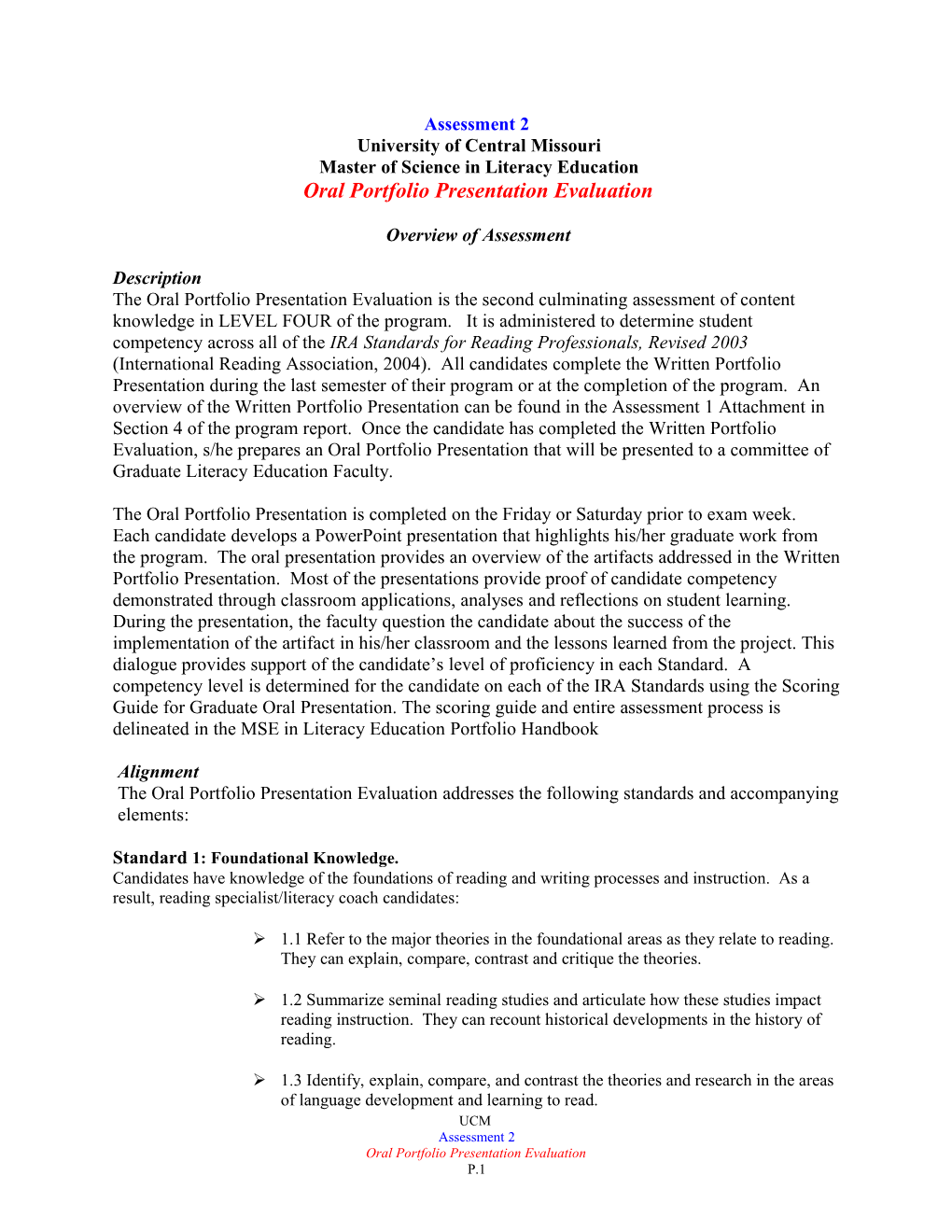 Master of Science in Literacy Education