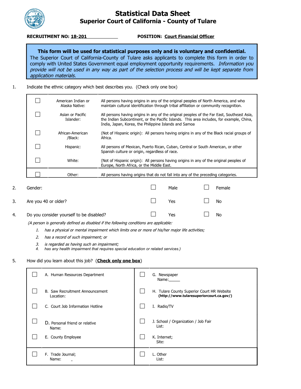 Statistical Data Sheet s2