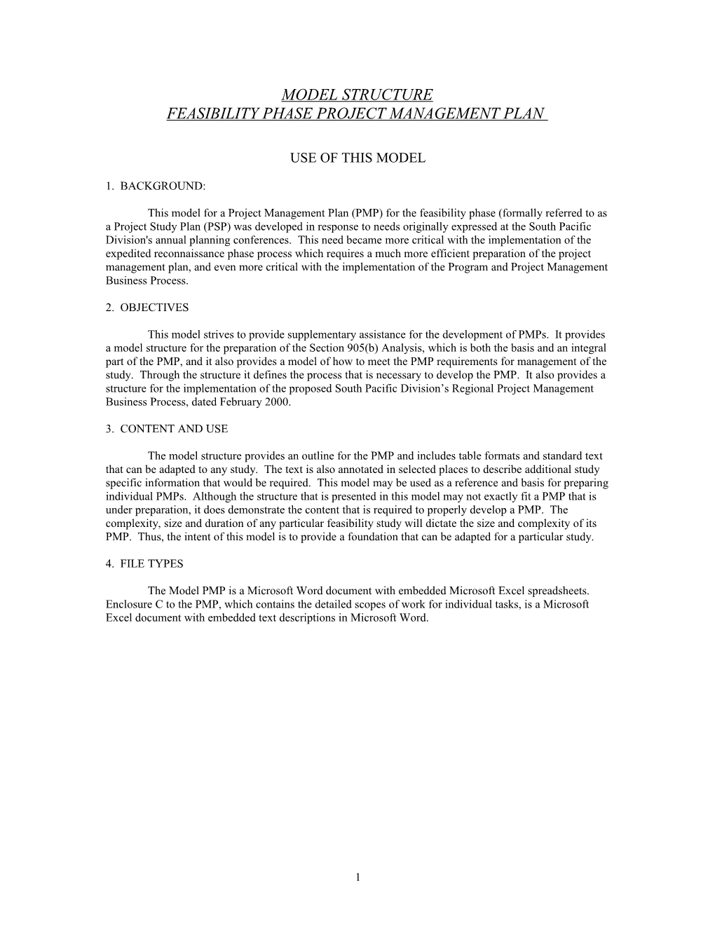 SECTION 905(B) WRDA Analysis