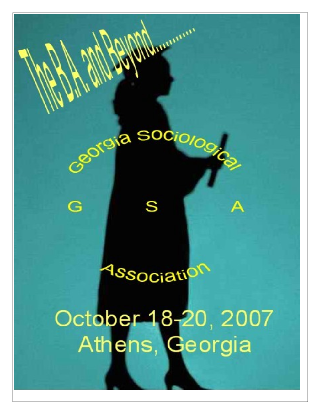 Georgia Sociological Association 2007 Program