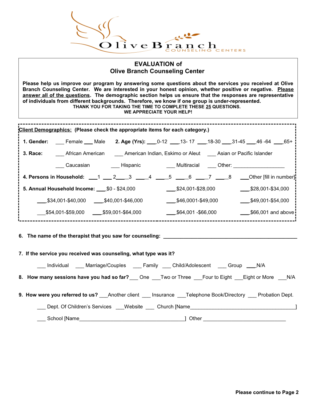 2005-2006 CMU Counseling Center Survey