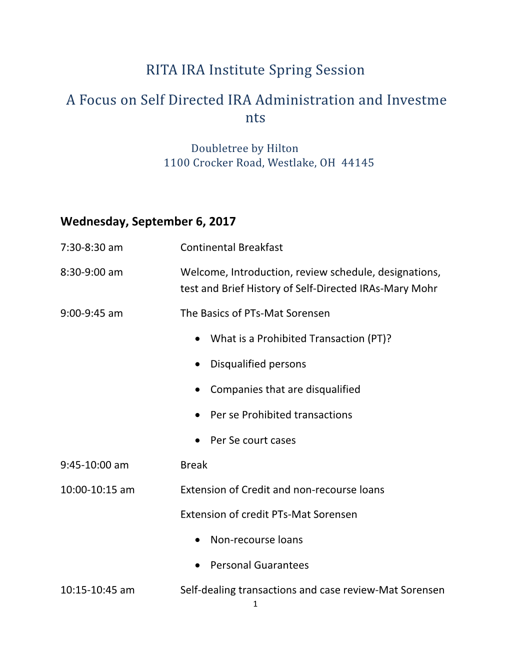 A Focus on Self Directed IRA Administration and Investments