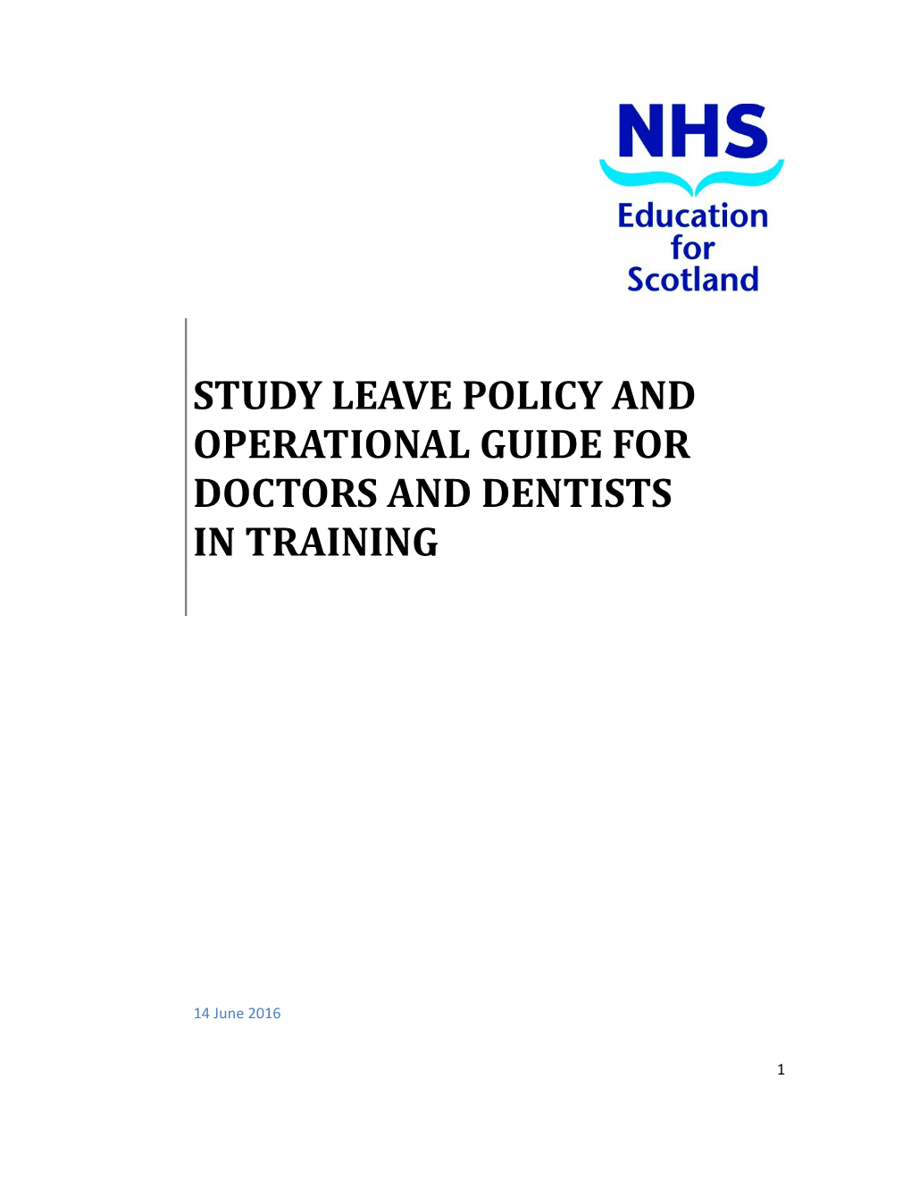 Nhs Education for Scotland