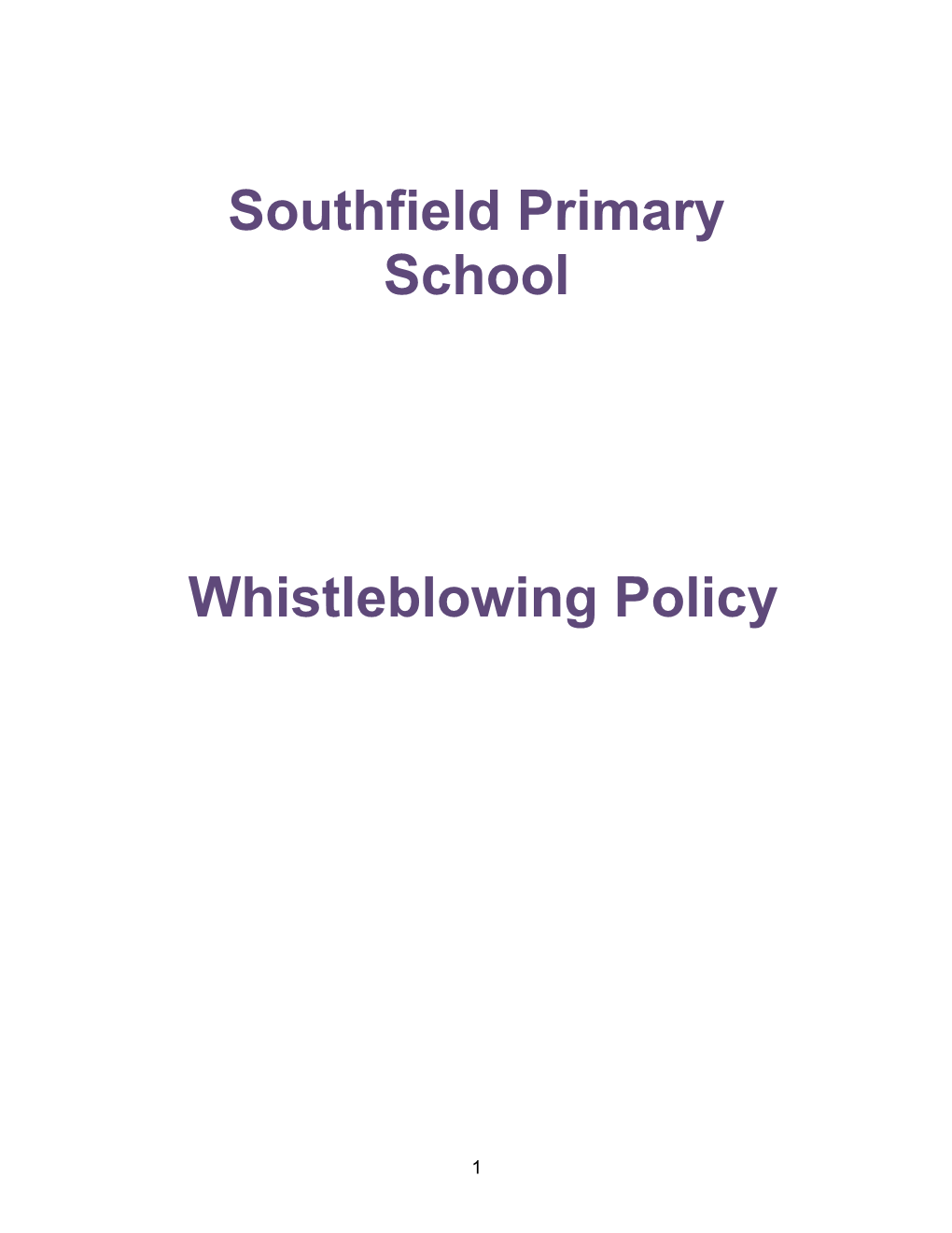 Southfield Primary School