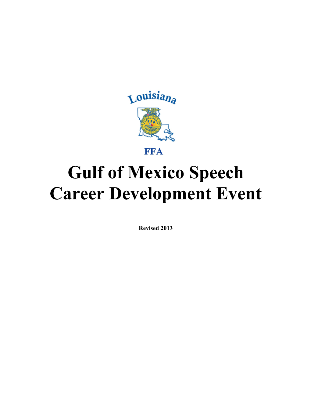 Gulf of Mexico Speech