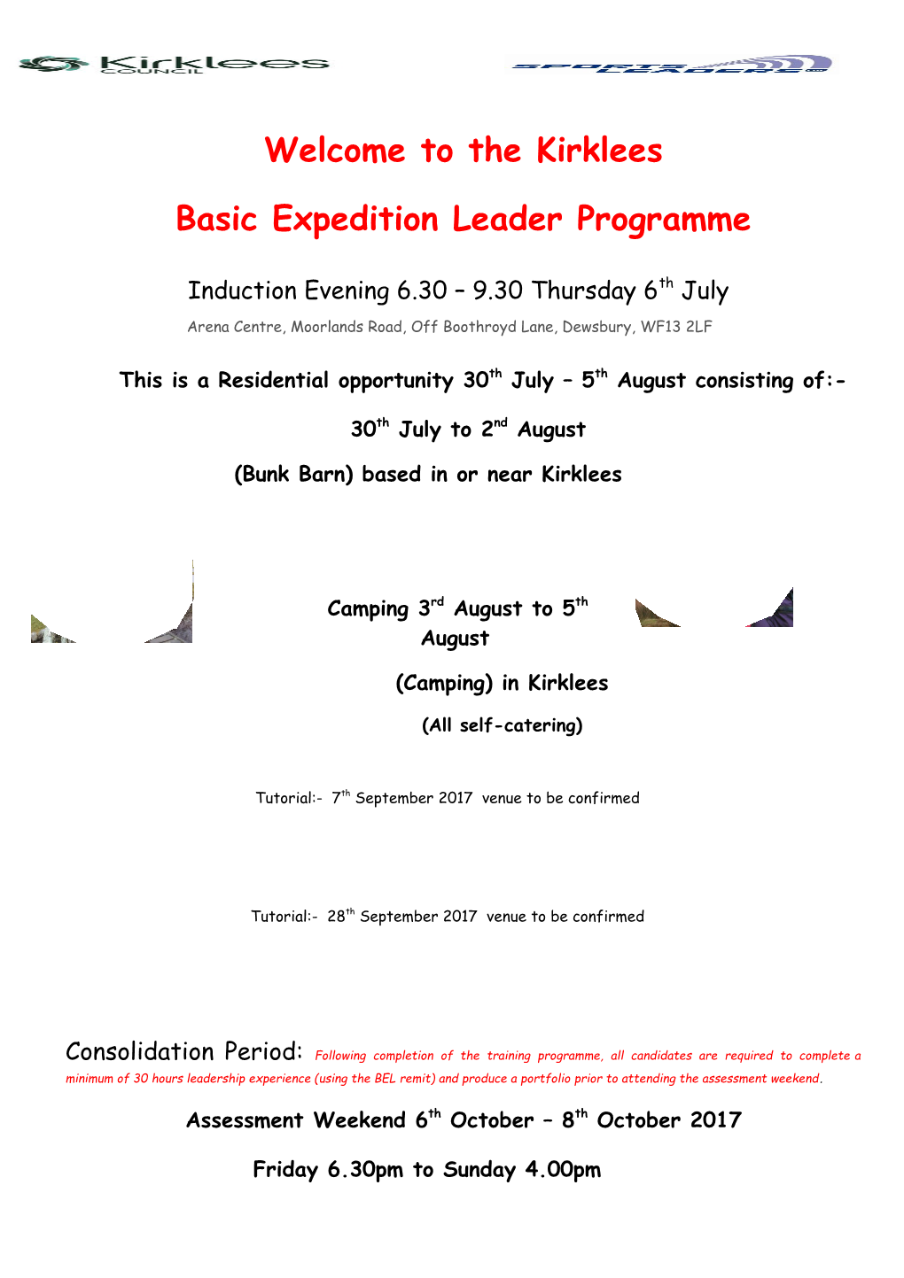 Basic Expedition Leader Programme