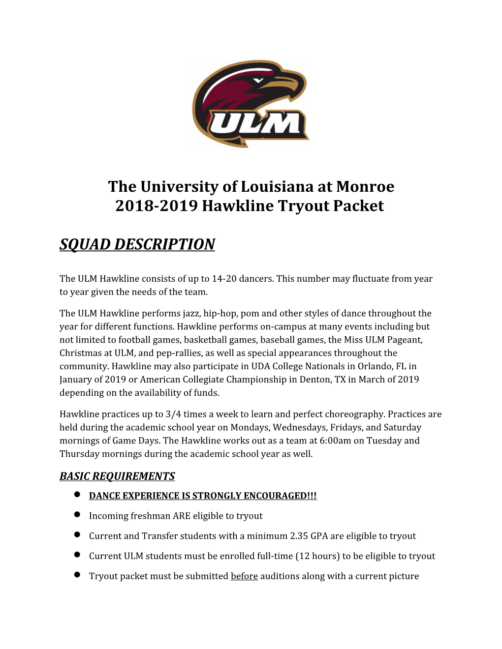 The University of Louisianaat Monroe