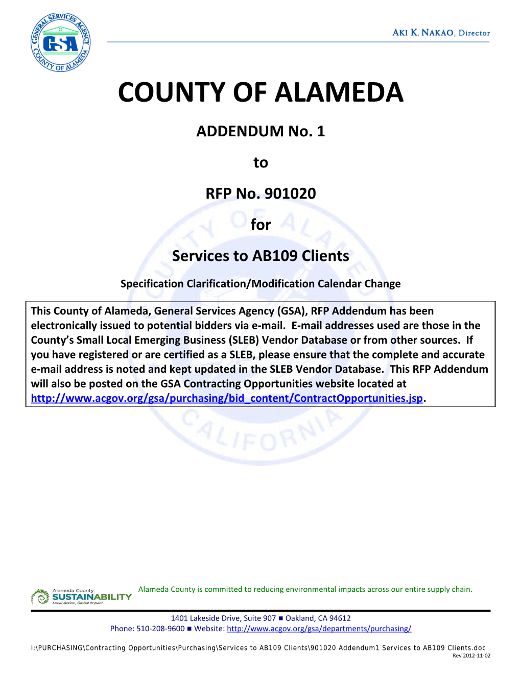 901020 Addendum1 Services to AB109 Clients