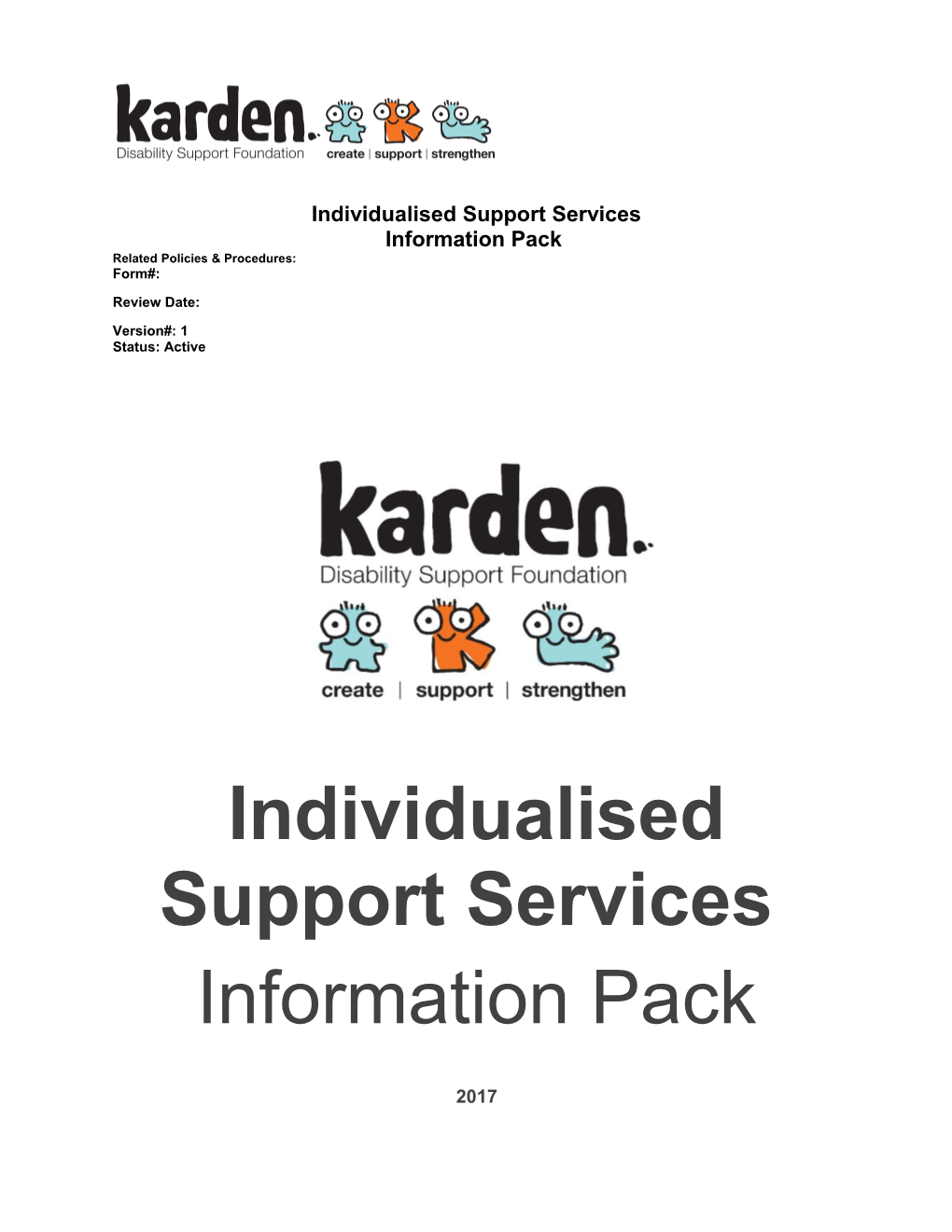 Individualised Support Services