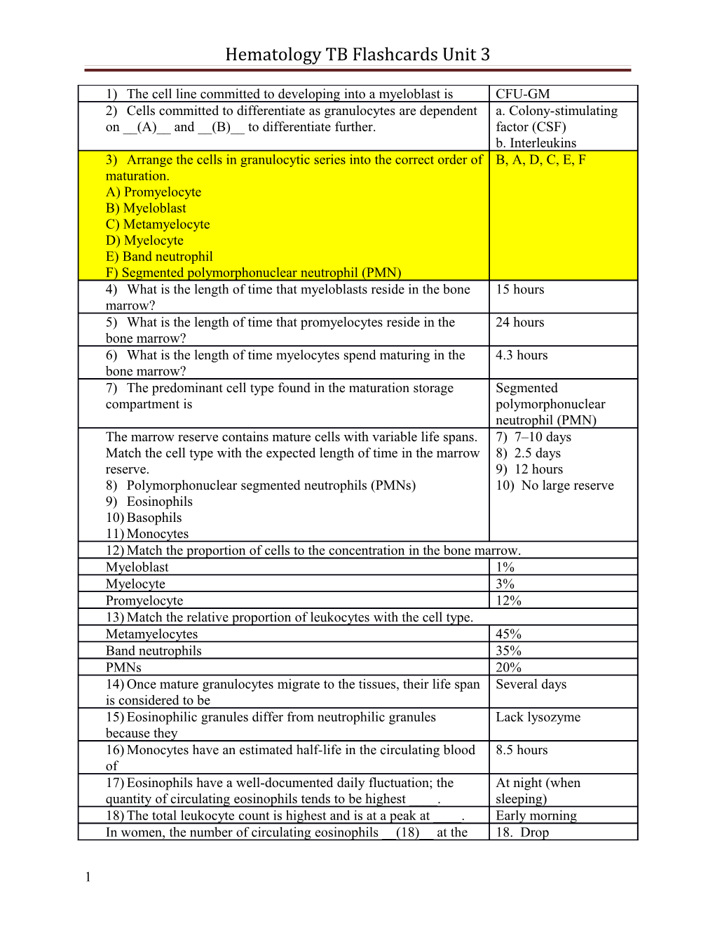 Cell Quiz Review s2