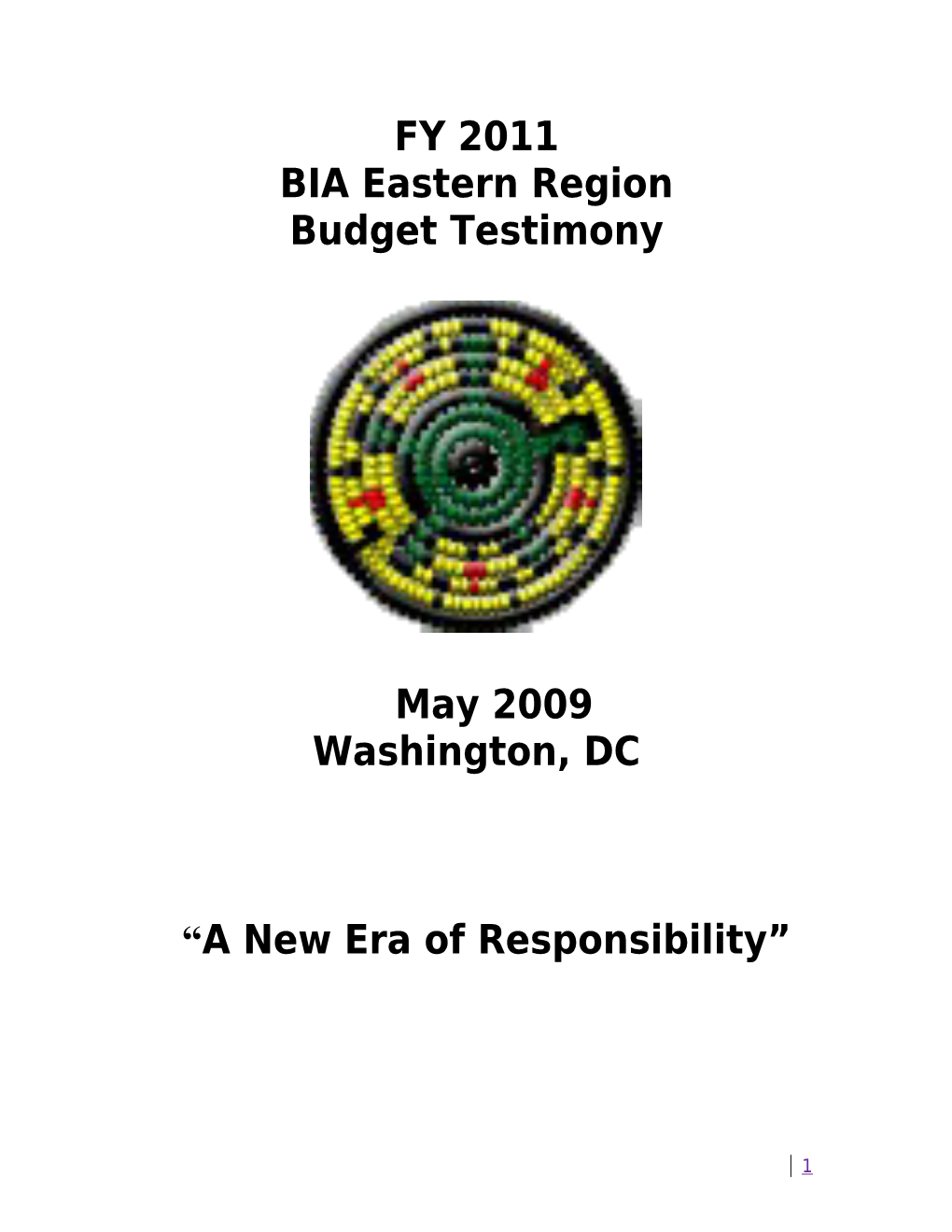 BIA Eastern Region