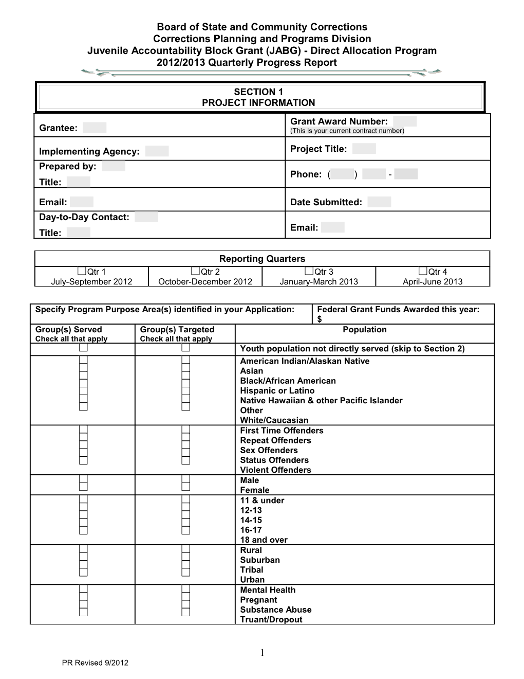 State of California Board of Corrections s1