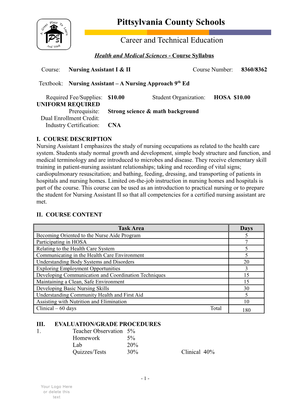 Agricultural Education Course Syllabus s4
