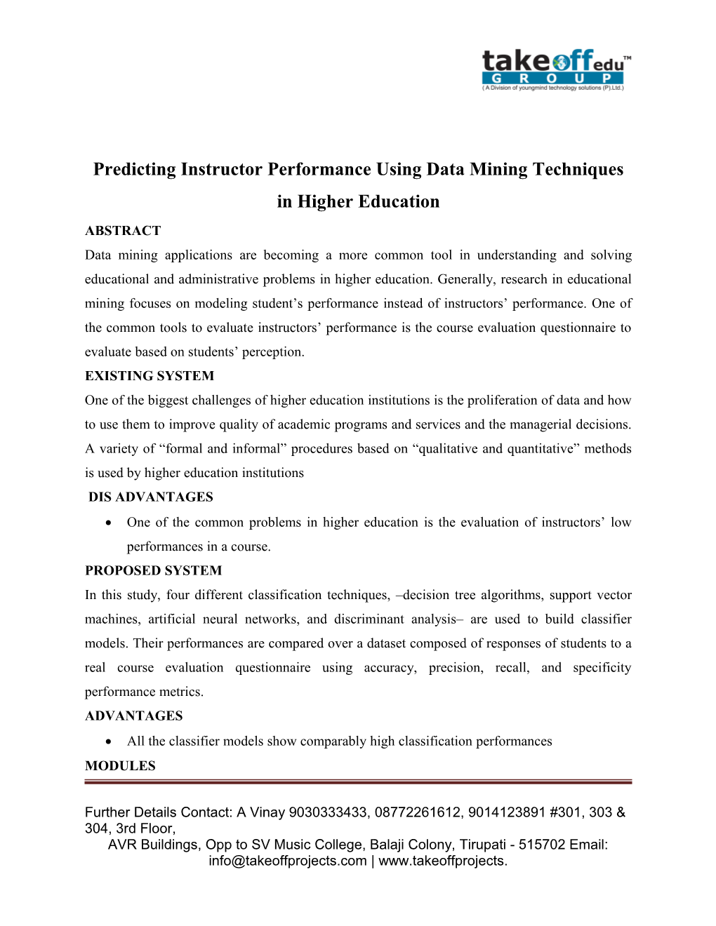 Predicting Instructor Performance Using Data Mining Techniques in Higher Education