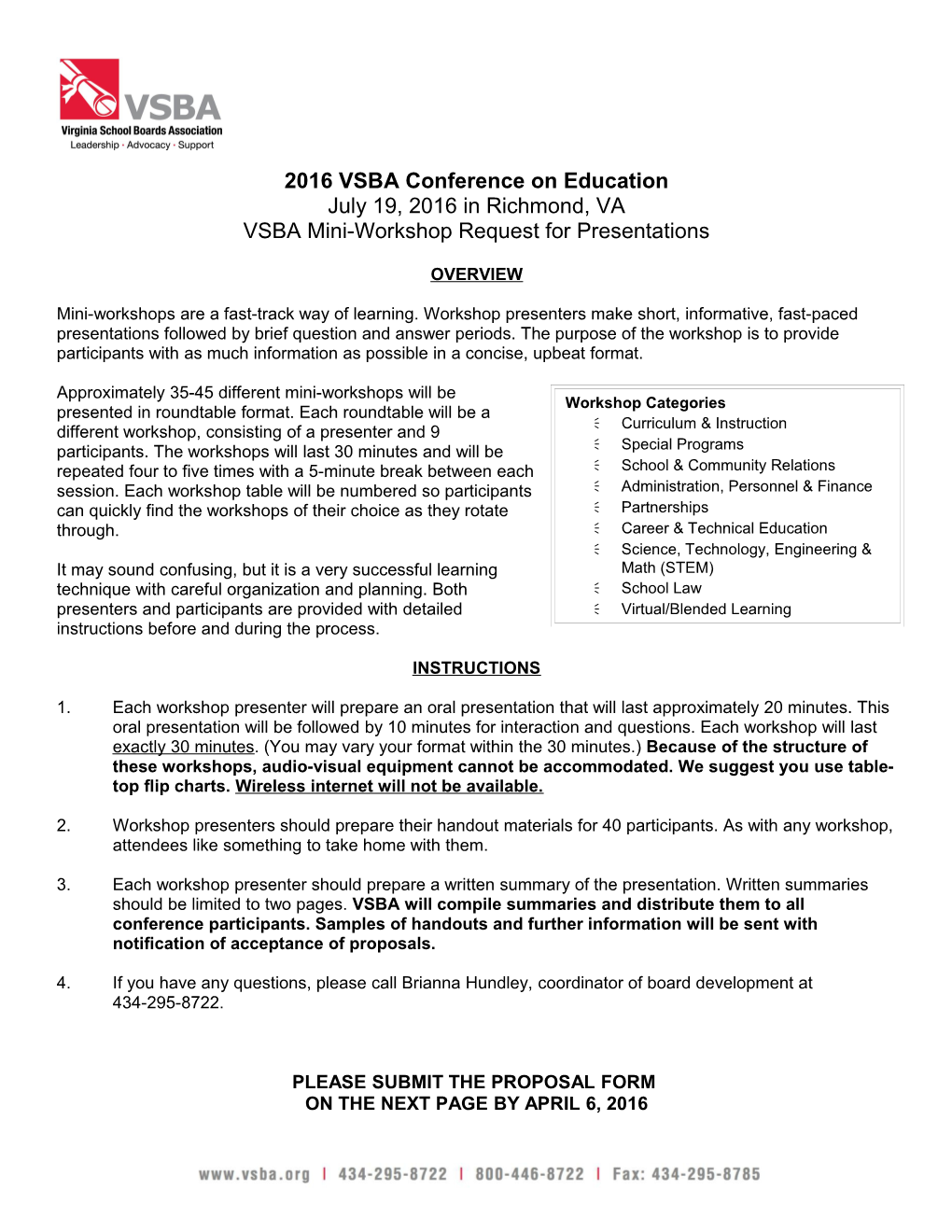 2001 Governor S Conference on Education