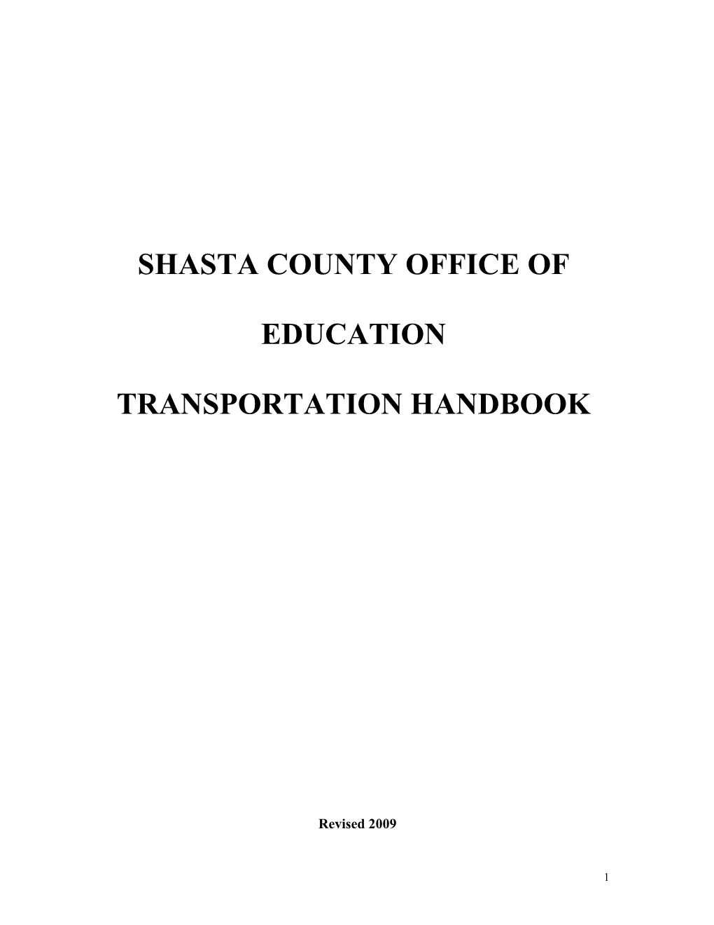 Shasta County Office Of