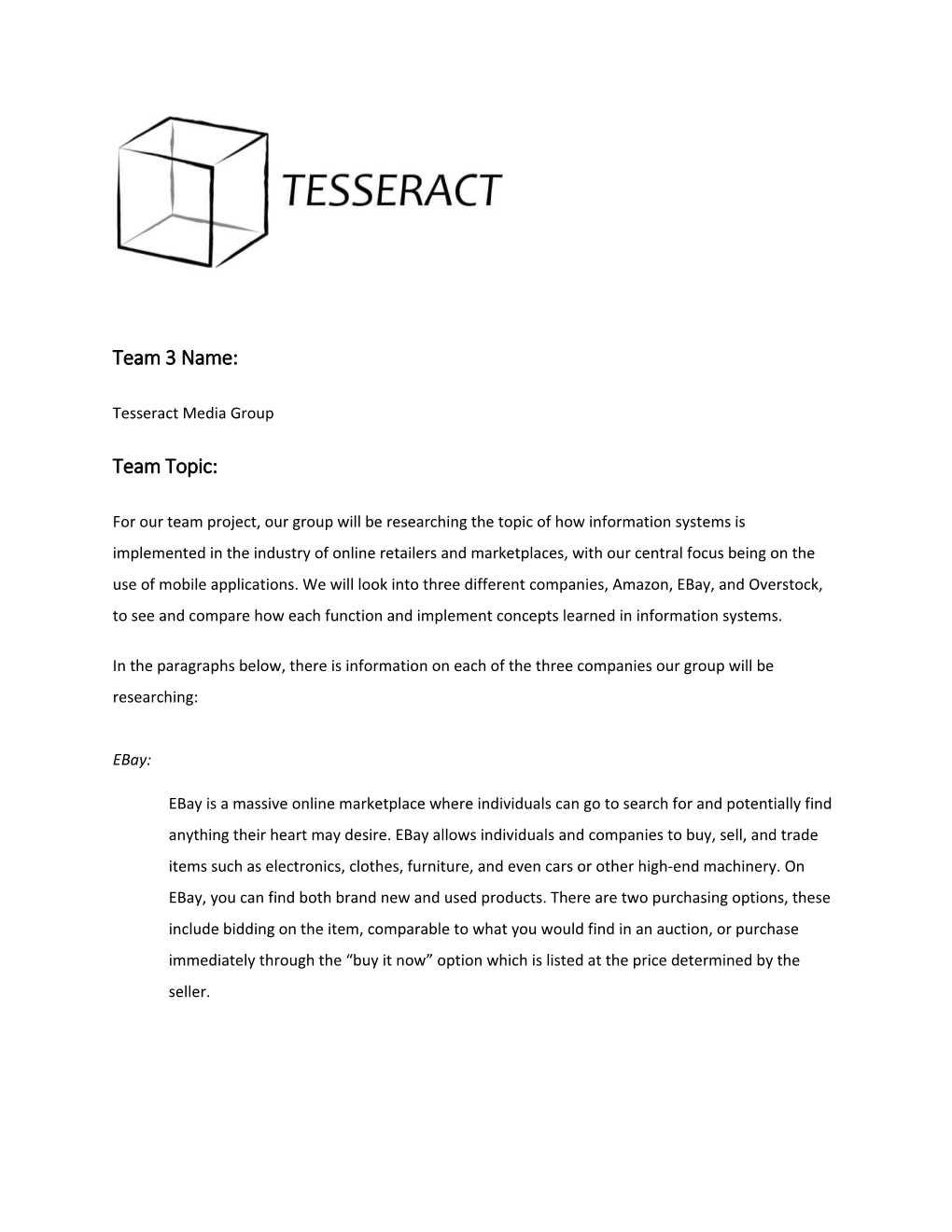 Tesseract Media Group