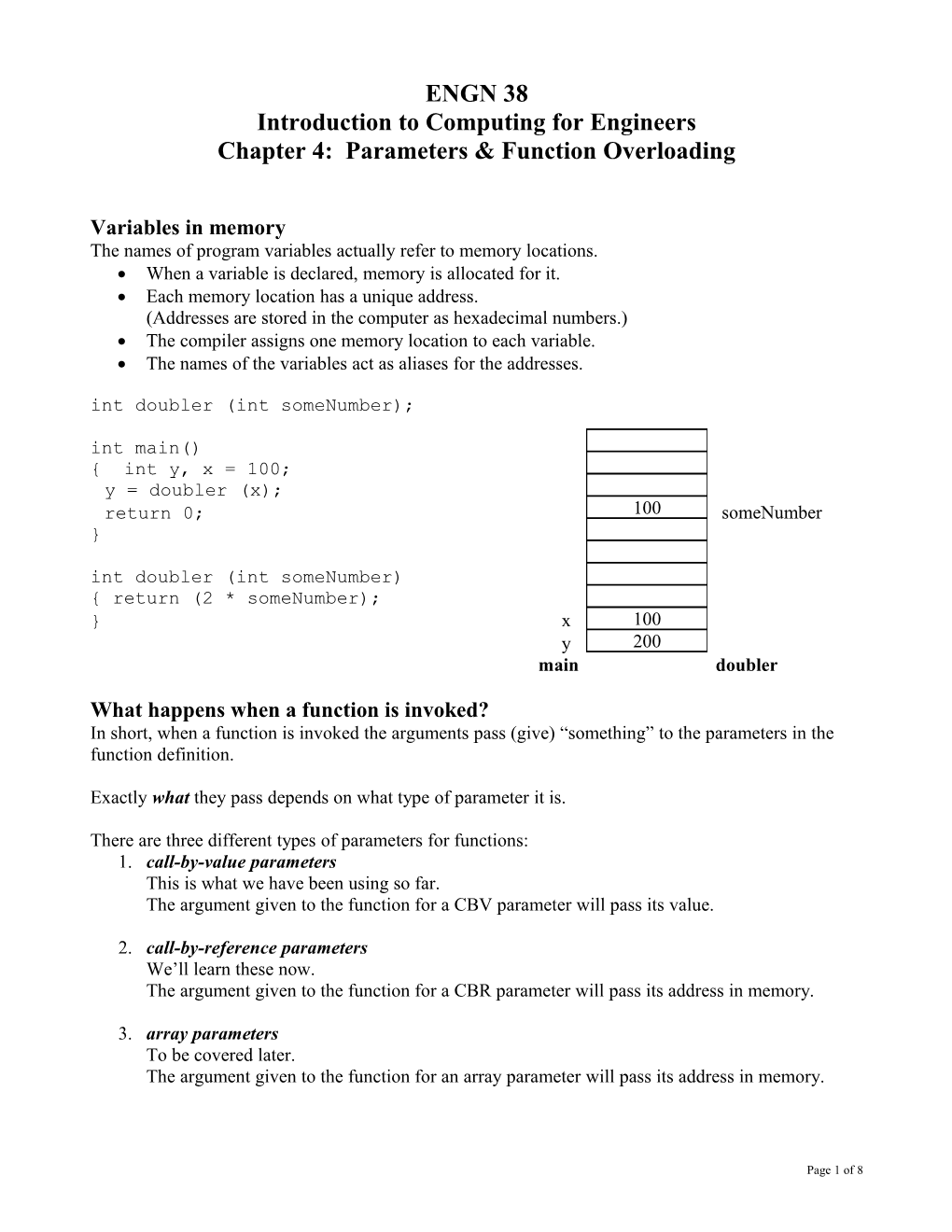 Introduction to Computing for Engineers s1