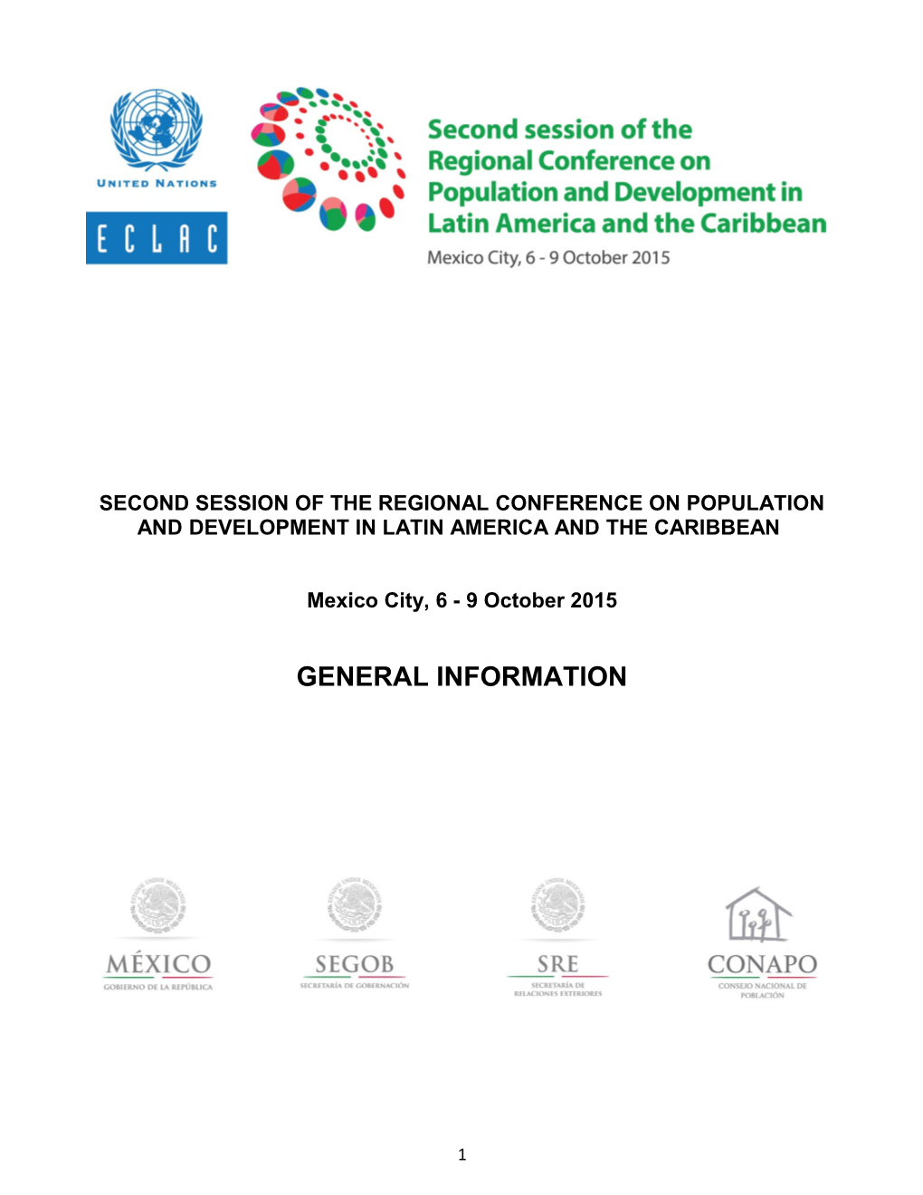 Comite Especial Sobre Población Y Desarrollo Del Periodo De Sesiones De La Cepal