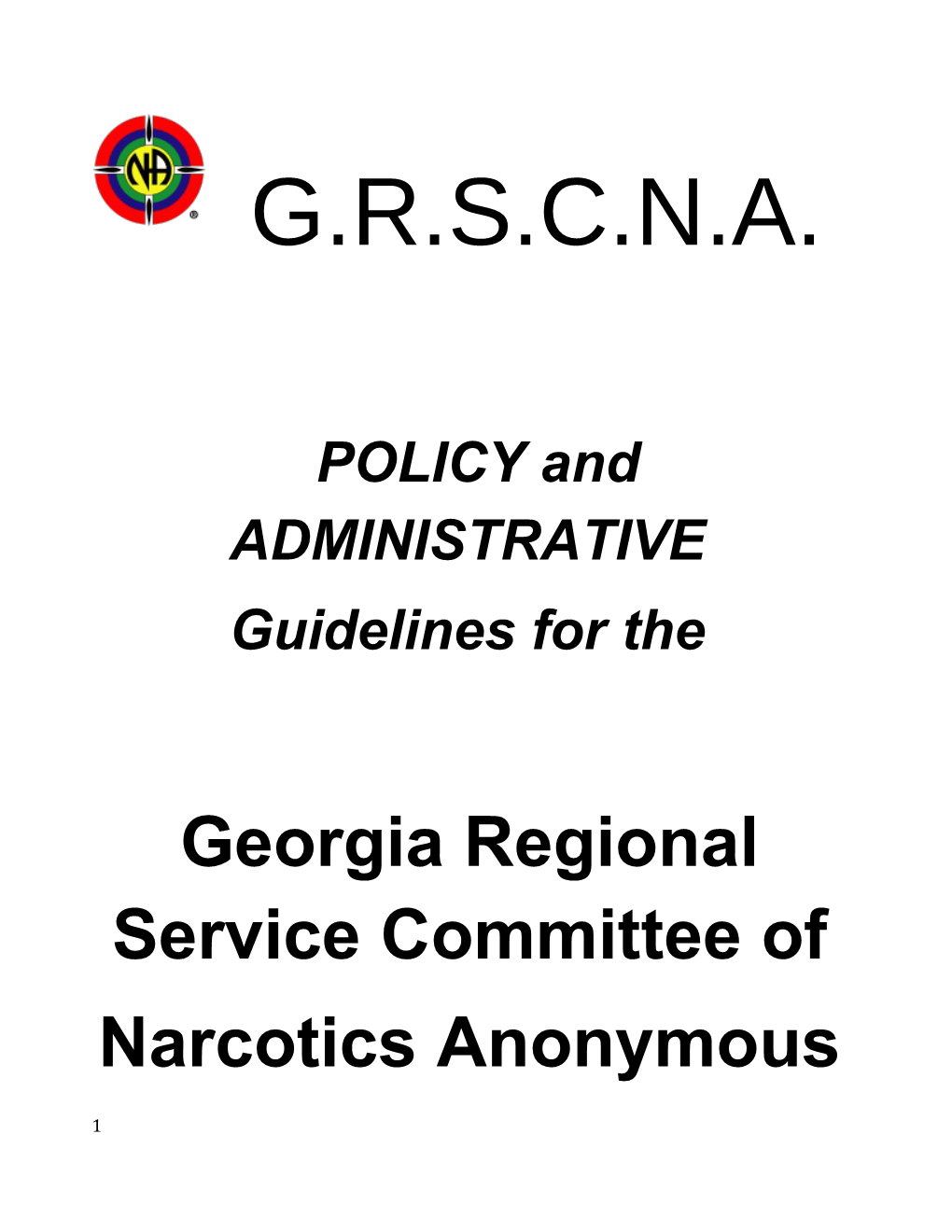 Georgia Regional Service Committee Of