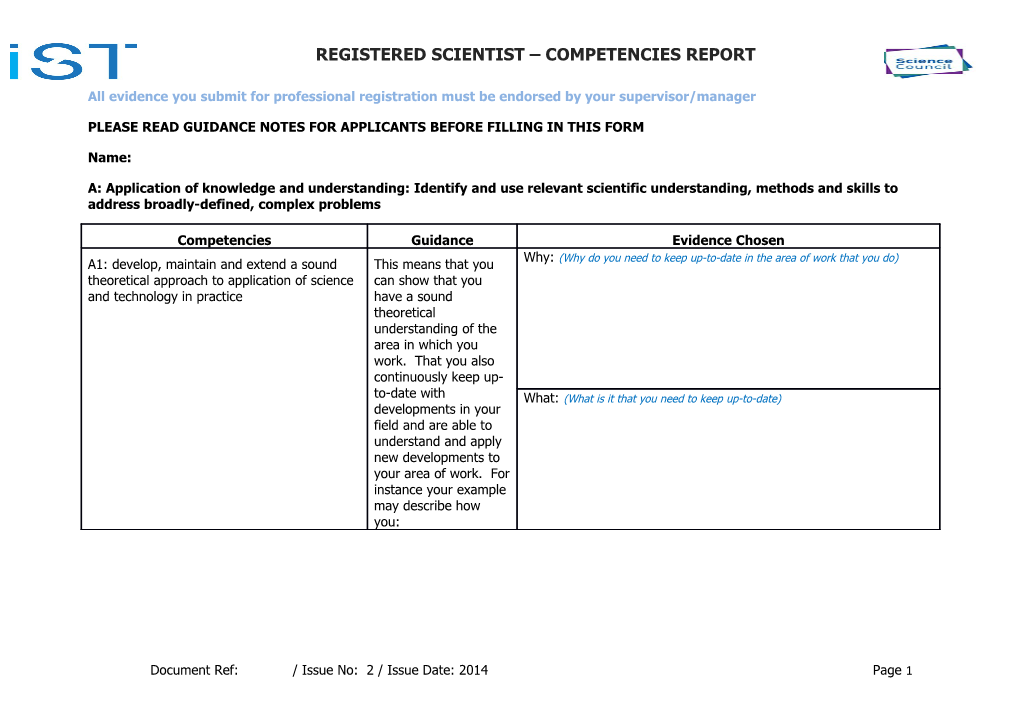 Please Read Guidance Notes for Applicants Before Filling in This Form