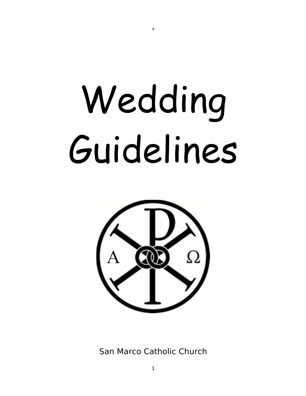 Wedding Guidelines