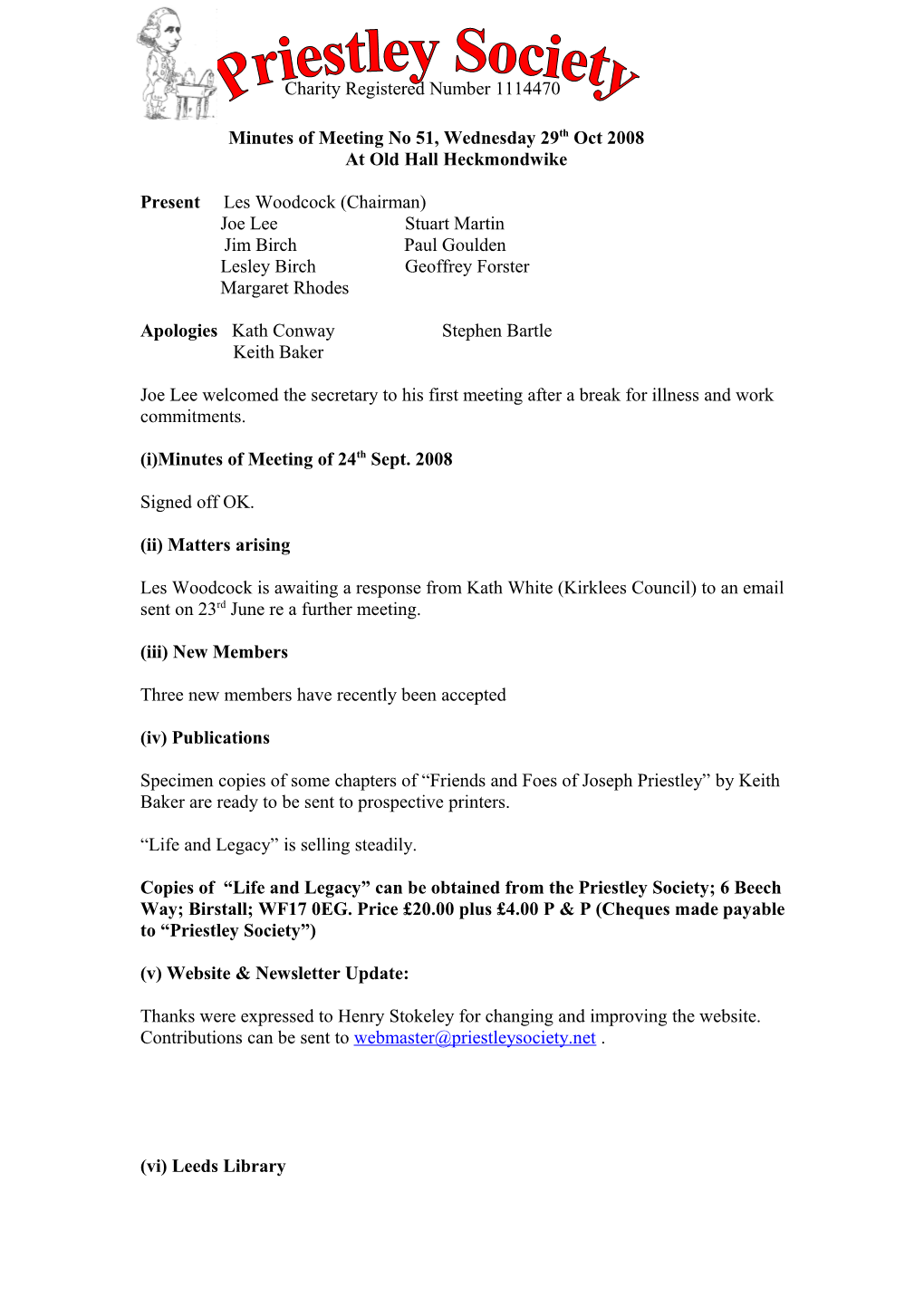 Charity Registered Number 1114470