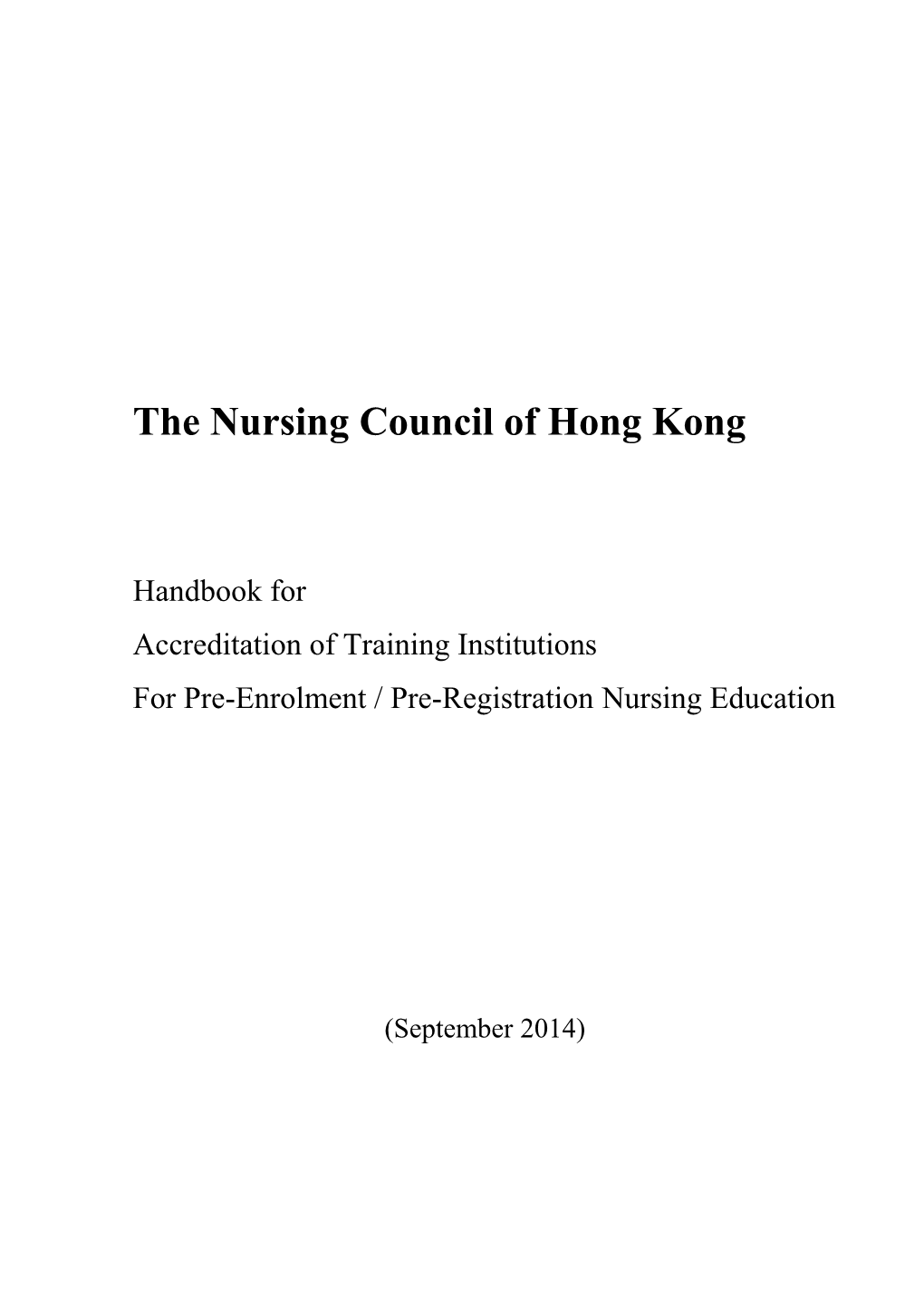The Nursing Council of Hong Kong s1