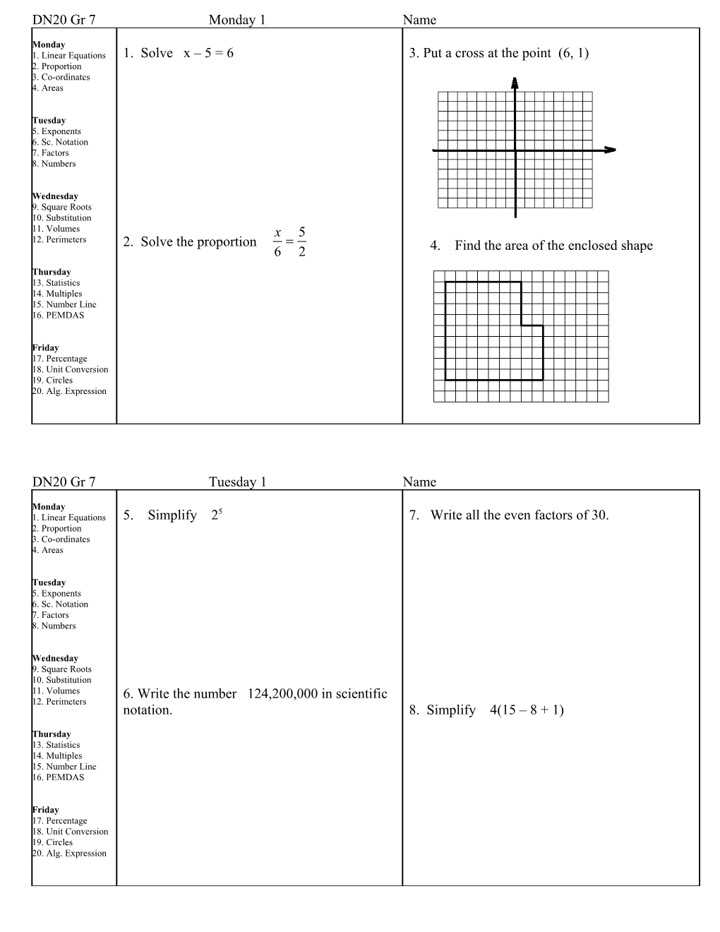 Find the Area of the Enclosed Shape