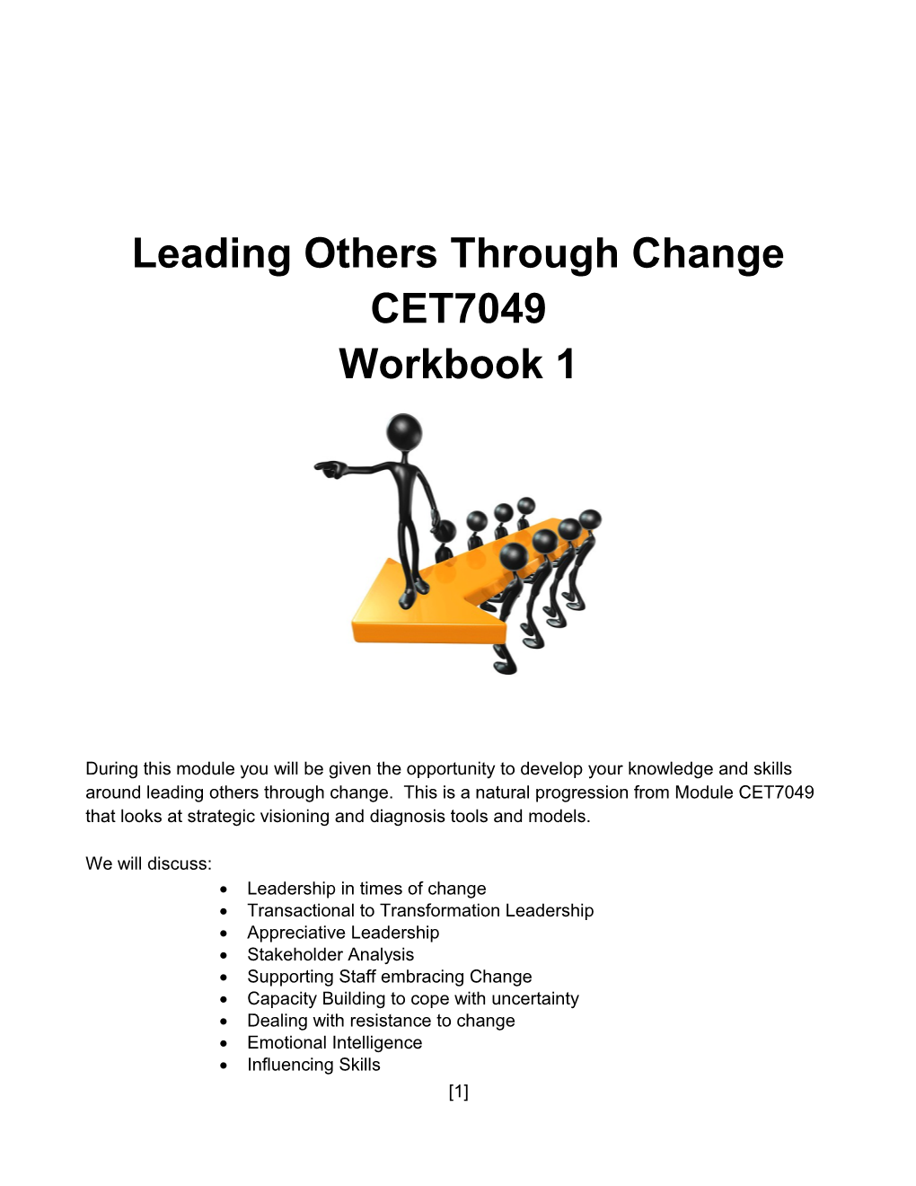 Leading Others Through Change