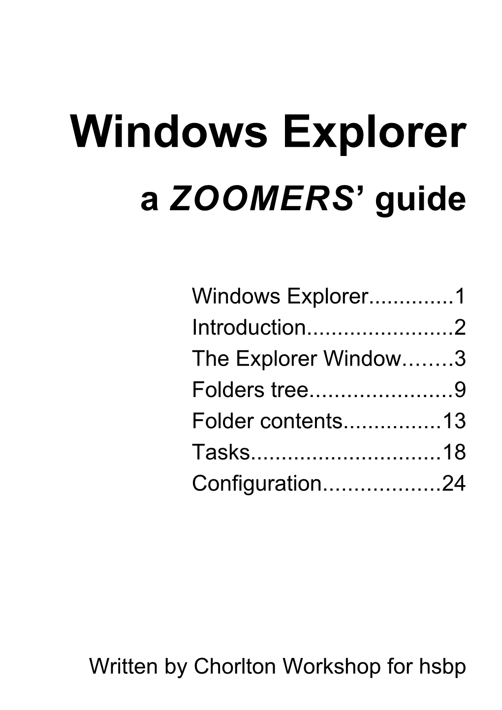 Windows Explorer: a Zoomers' Guide