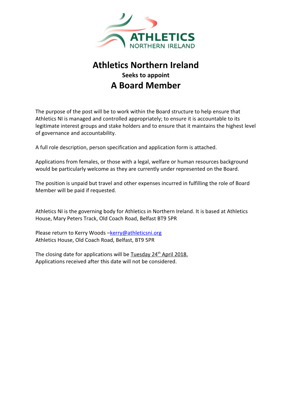Athletics Northern Ireland