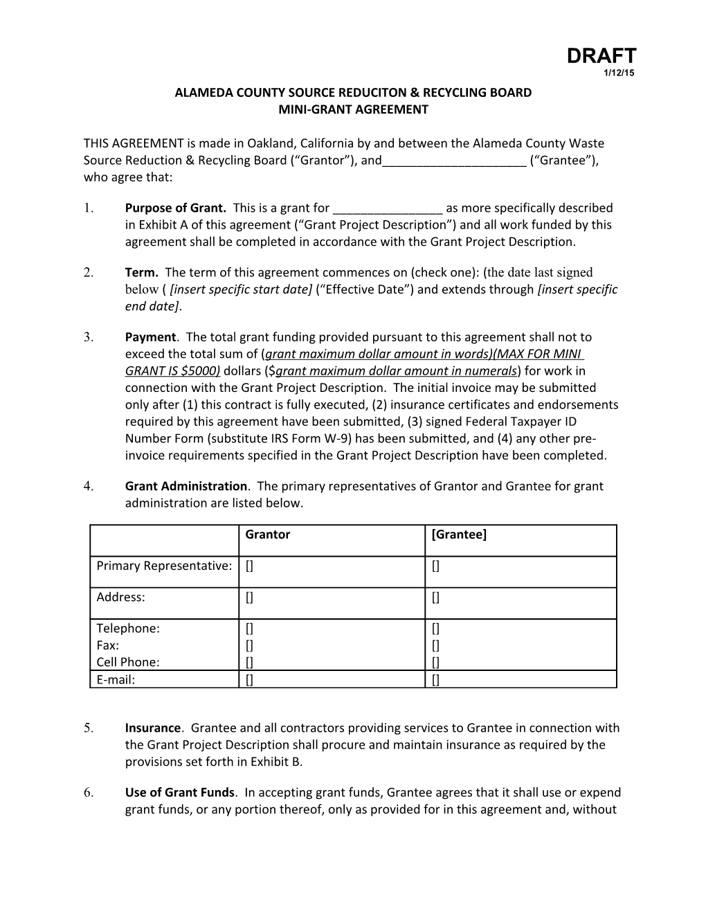 Alameda County Source Reduciton & Recycling Board