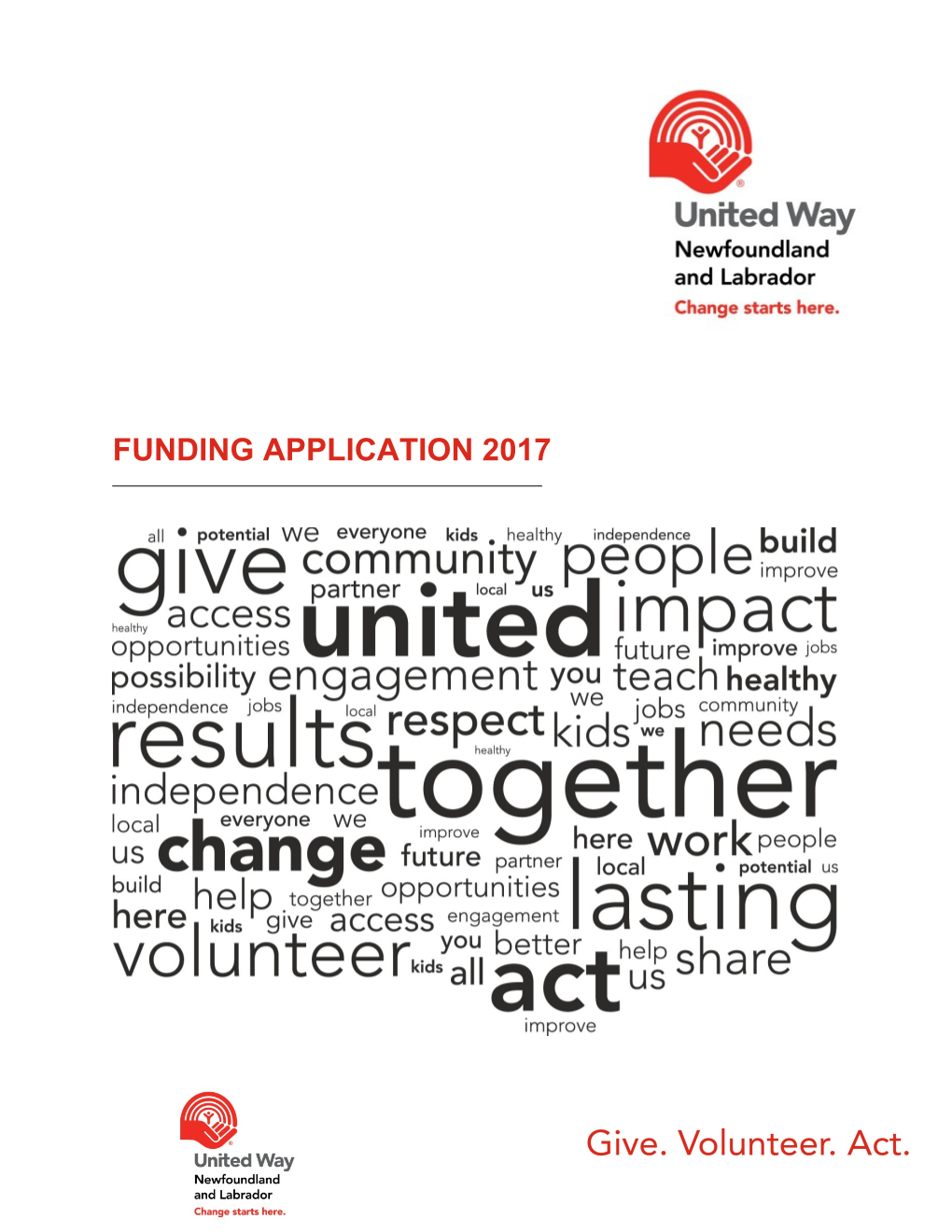 Funding Application 2015